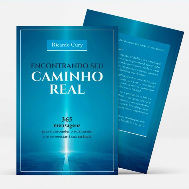 Capa do livro Encontrando Seu Caminho Real, de Ricardo Cury